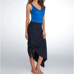 Magicsuit Black Sharkbite Hemline Dress or Skirt Size Small